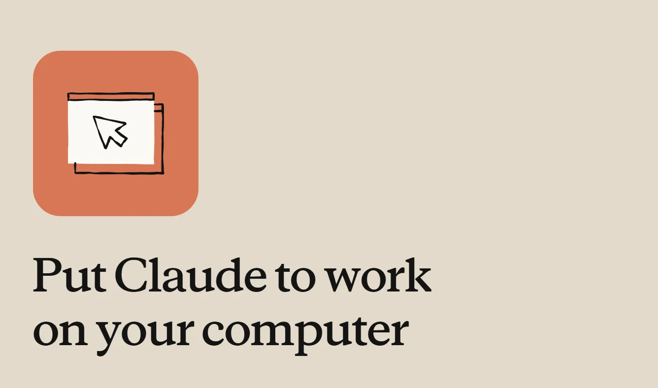 Put Claude to work on your computer - Hero image