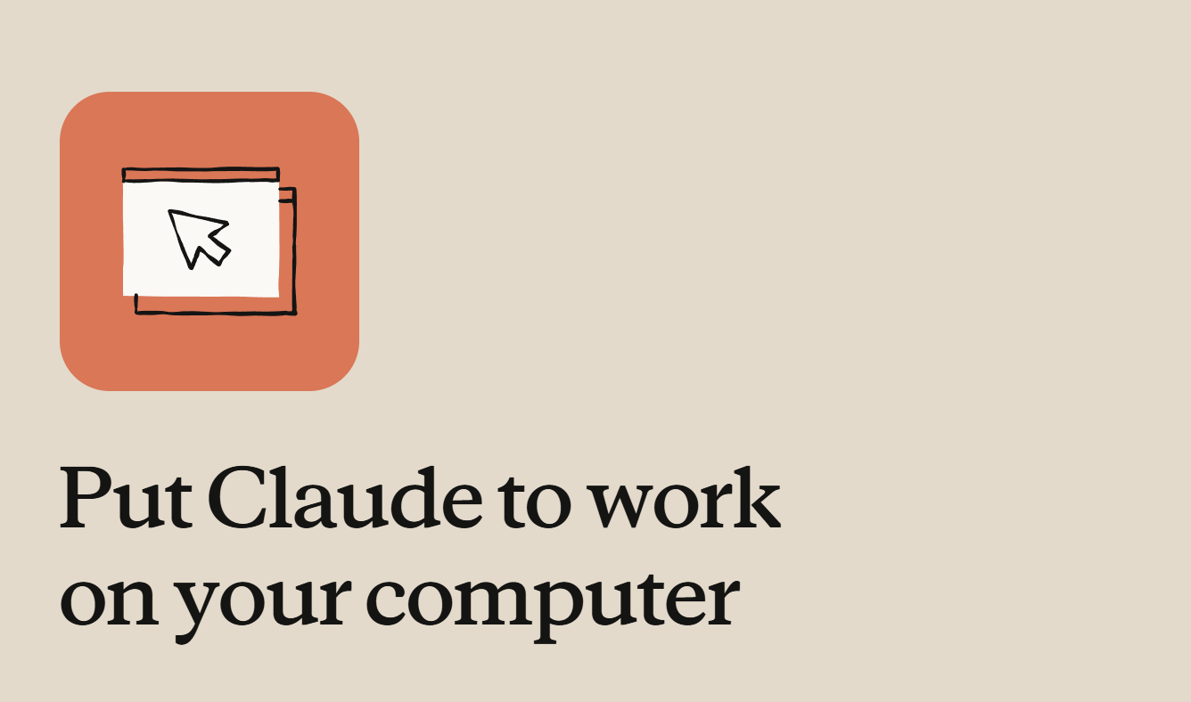 Put Claude to work on your computer - Hero image